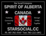 Spirit of Alberta Canada* Star Social Media Subscription