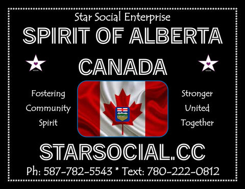 Spirit of Alberta Canada* Star Social Media Subscription